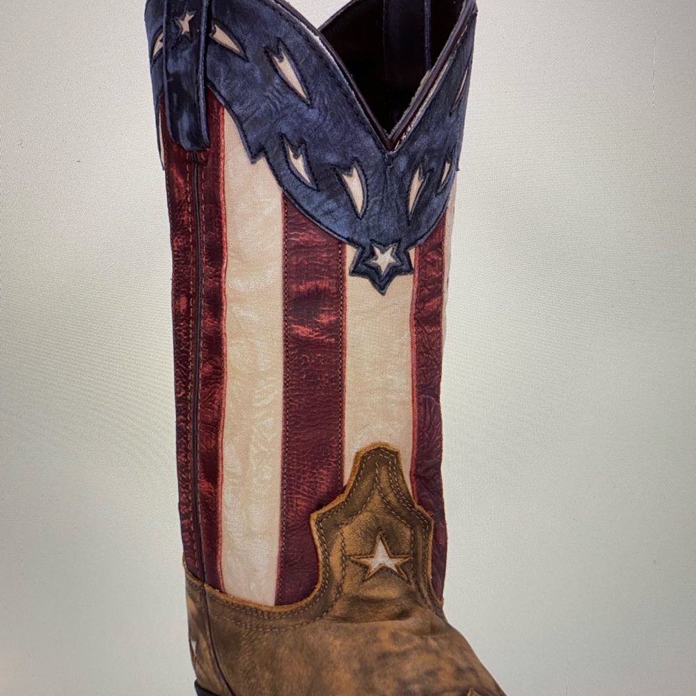 Laredo American flag boots